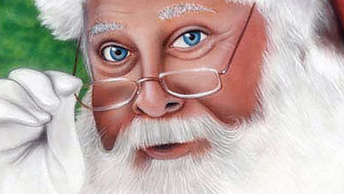 SANTA mural Santa mural by rek